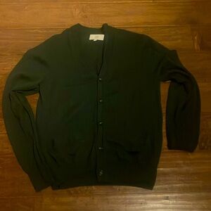 Jack Spade Green Cardigan Sweater
